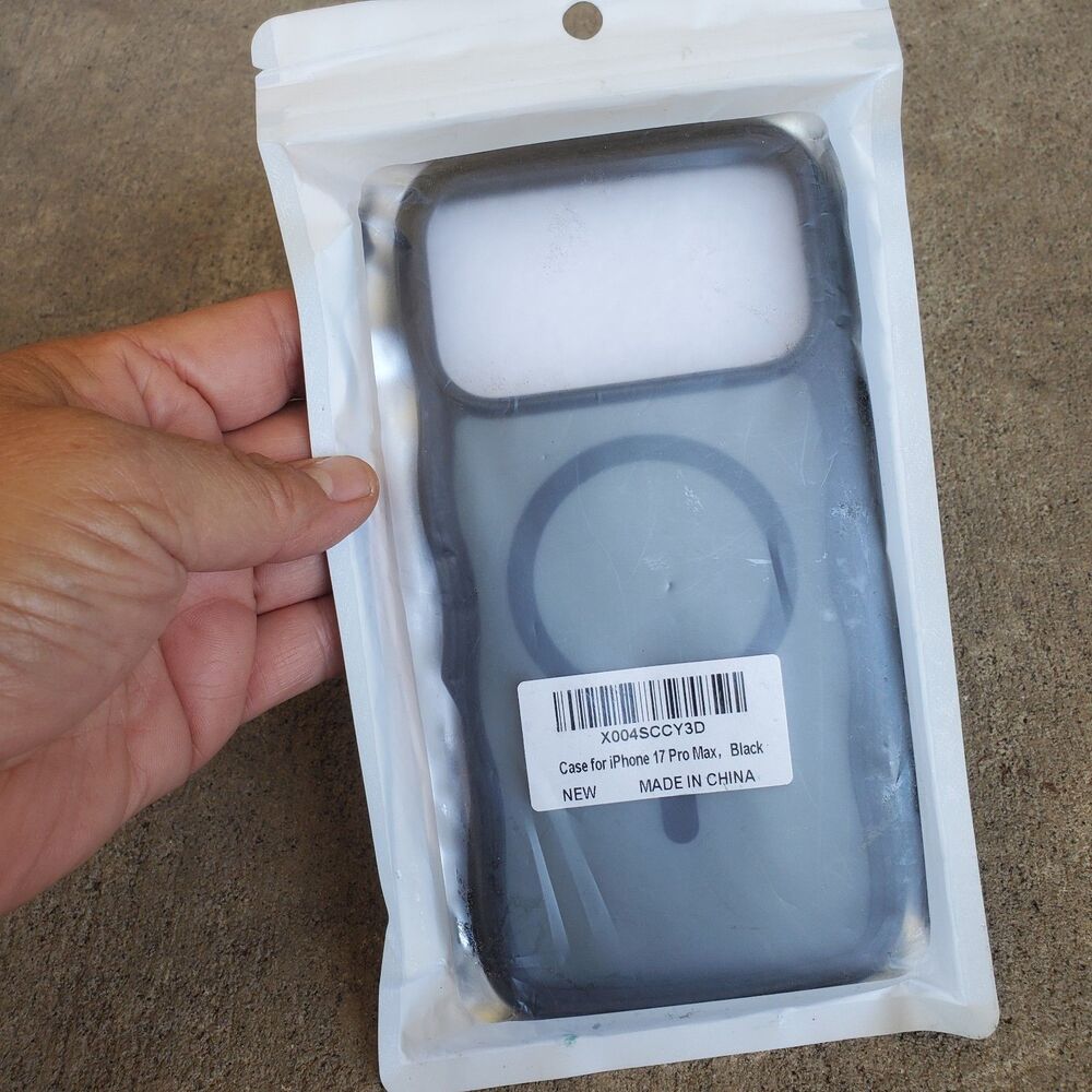 For IPhone 17 Pro Max Black Case